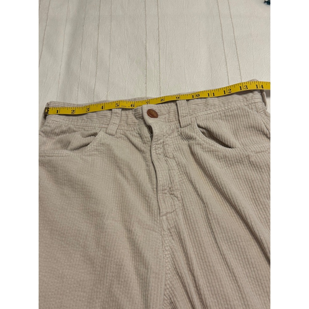 Sofie D'Hoore Ivory Wide Wale Corduroy Wide Leg Trousers Size 34 XS - Picture 4 of 5
